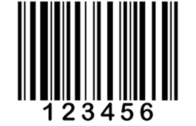 Example barcode used for stock identification